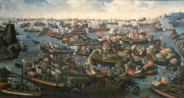 الأسطول العثماني يشتبك مع البندقية