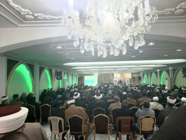 هيئة علماء المسلمين في لبنان في مؤتمرها السادس بعنوان: 'دور العلماء في مواجهة صفقات الداخل والخارج'.